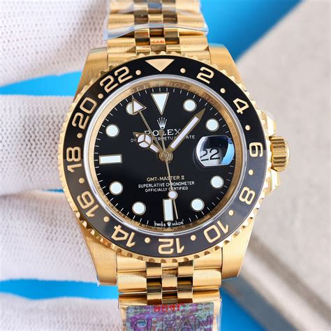 rolex gmt master 1 oro giallo|rolex m126718grnr 0001.